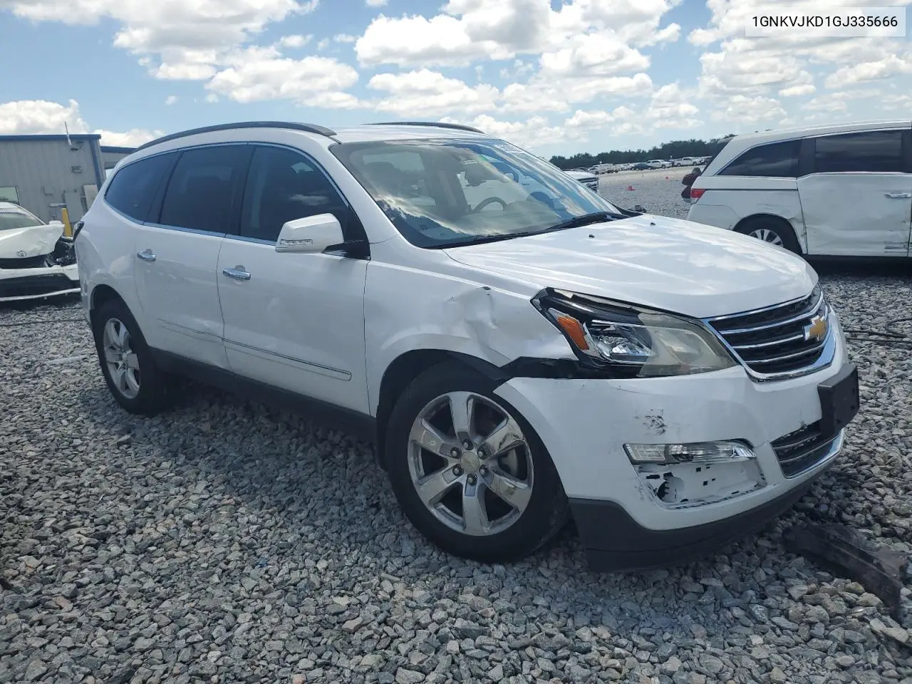 2016 Chevrolet Traverse Ltz VIN: 1GNKVJKD1GJ335666 Lot: 56189325