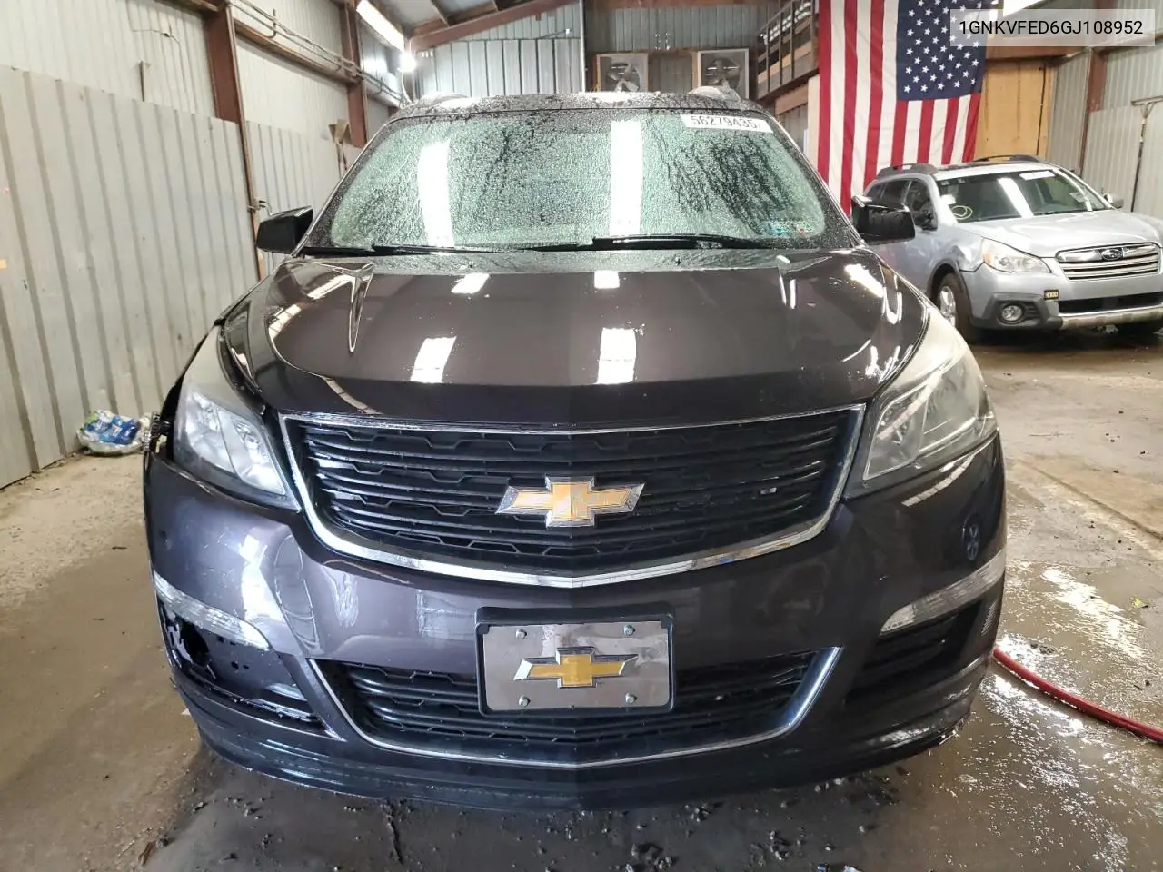 2016 Chevrolet Traverse Ls VIN: 1GNKVFED6GJ108952 Lot: 56279435