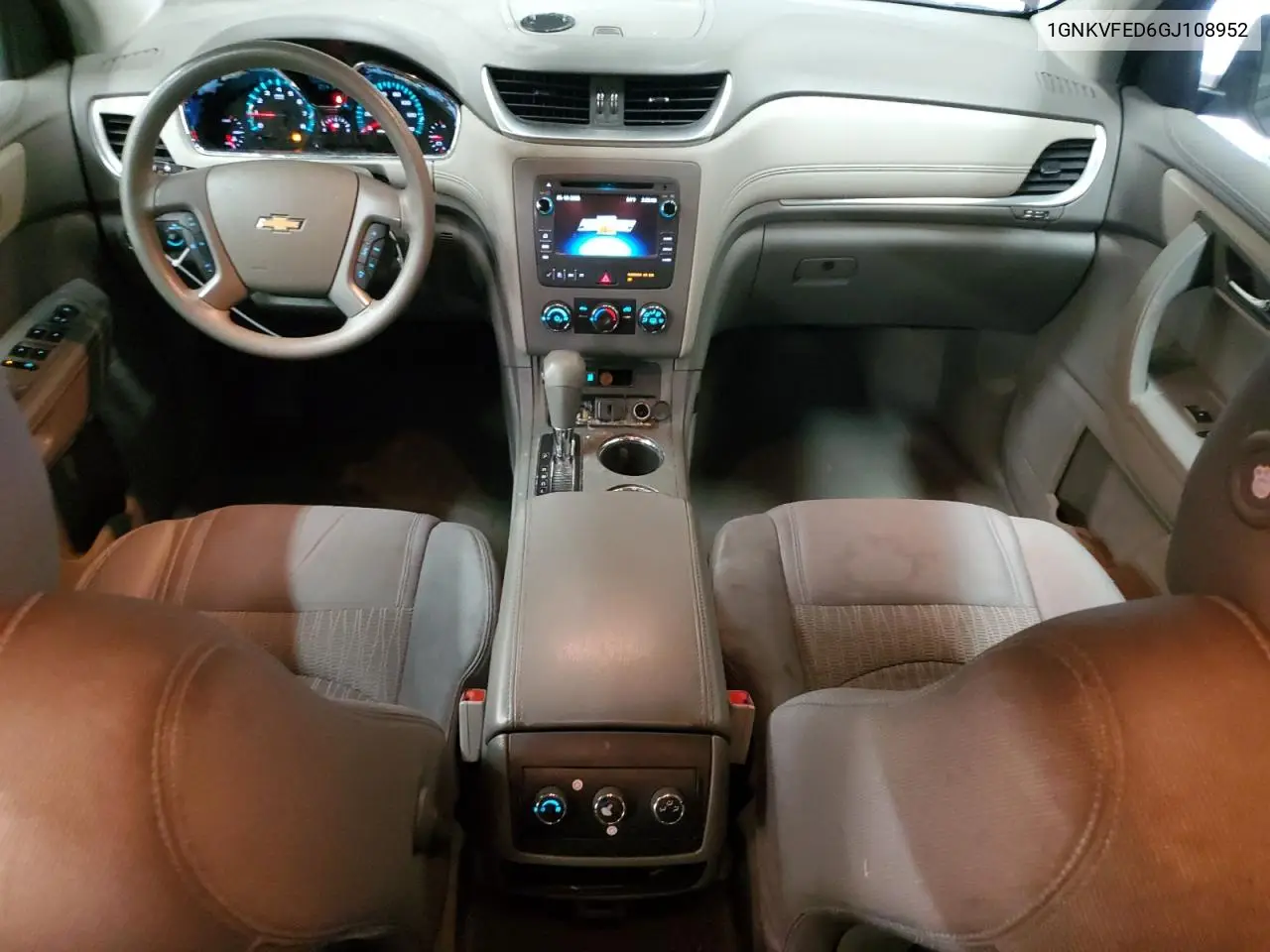 2016 Chevrolet Traverse Ls VIN: 1GNKVFED6GJ108952 Lot: 56279435