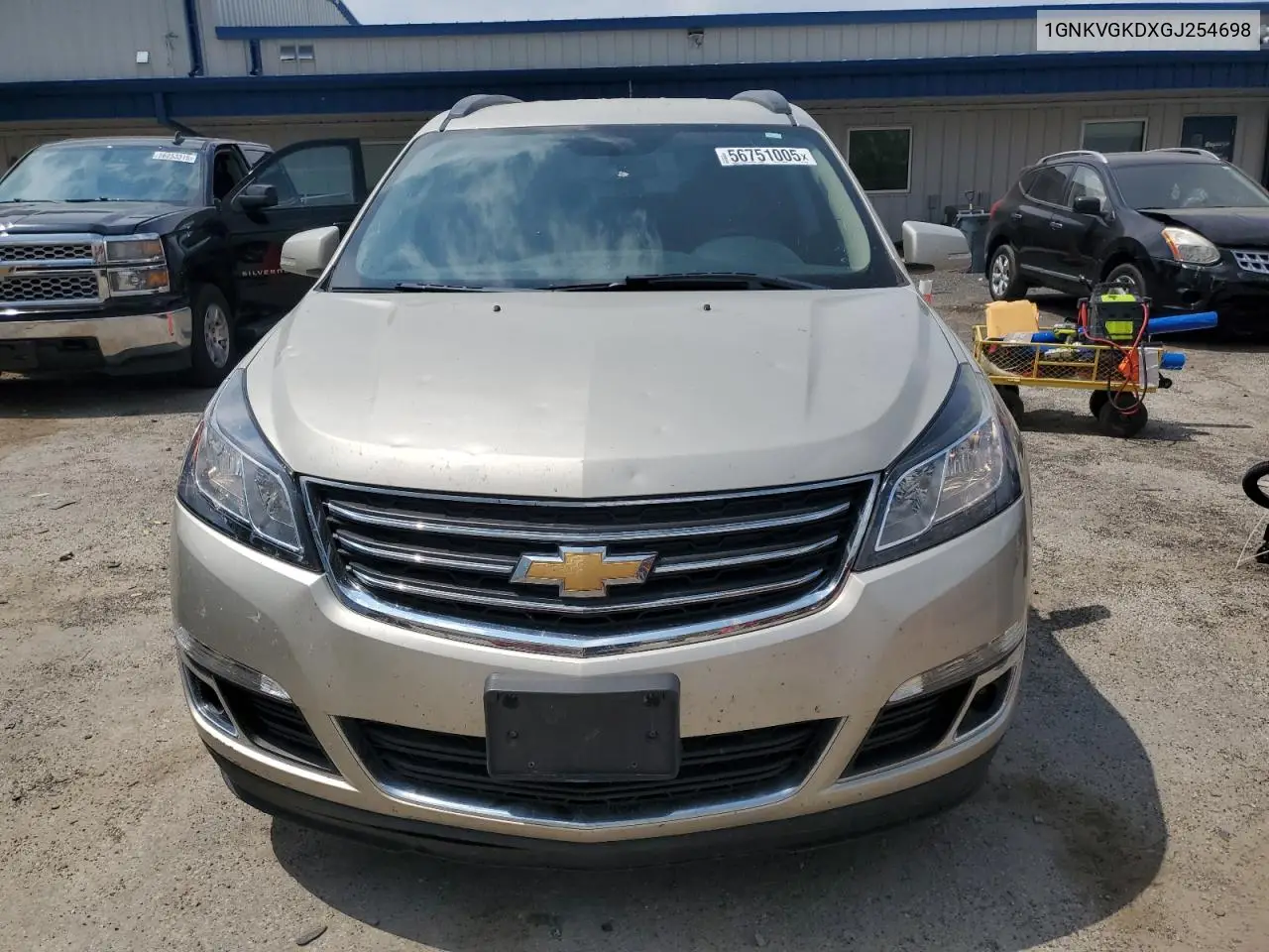 2016 Chevrolet Traverse Lt VIN: 1GNKVGKDXGJ254698 Lot: 56751005