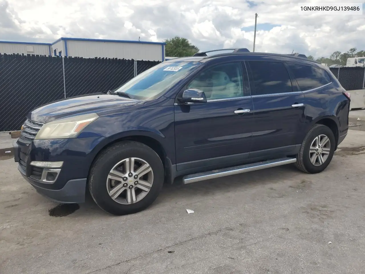 2016 Chevrolet Traverse Lt VIN: 1GNKRHKD9GJ139486 Lot: 56762935