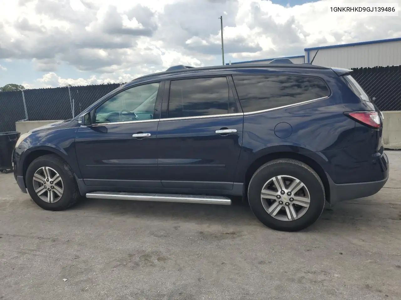 2016 Chevrolet Traverse Lt VIN: 1GNKRHKD9GJ139486 Lot: 56762935