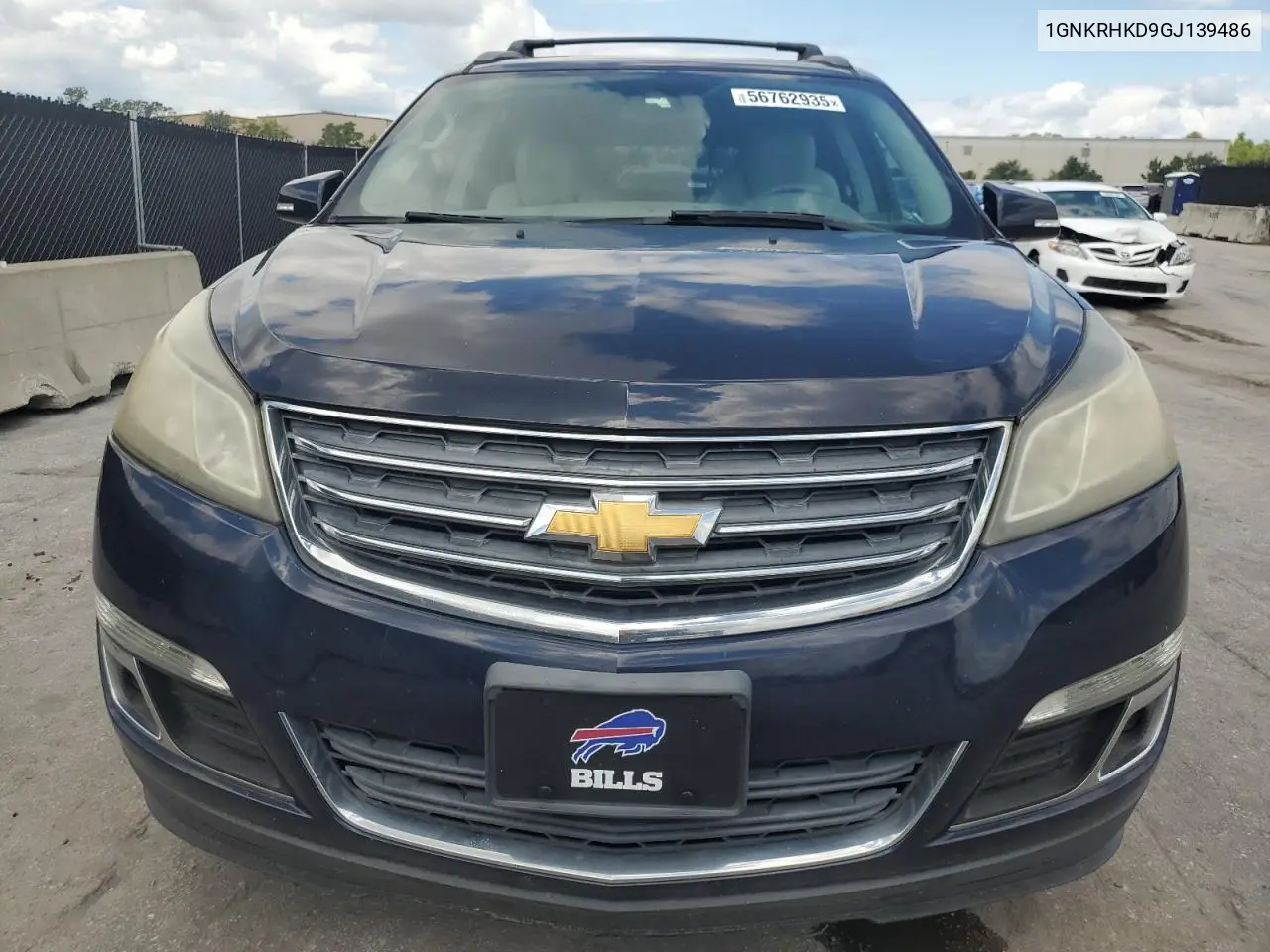 2016 Chevrolet Traverse Lt VIN: 1GNKRHKD9GJ139486 Lot: 56762935