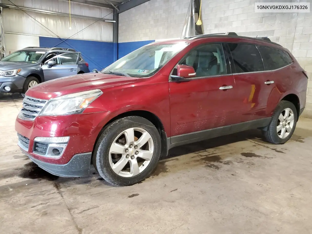 2016 Chevrolet Traverse Lt VIN: 1GNKVGKDXGJ176326 Lot: 59793655