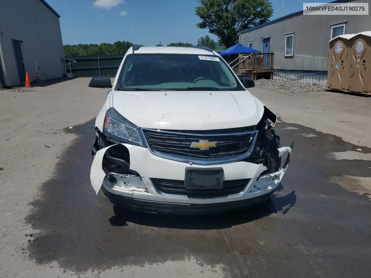 2016 Chevrolet Traverse Ls VIN: 1GNKVFED4GJ190275 Lot: 61979685