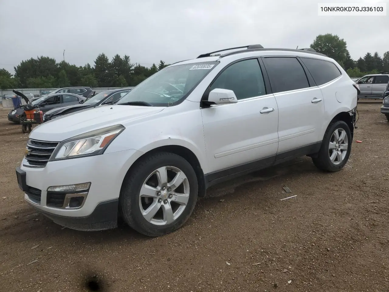 2016 Chevrolet Traverse Lt VIN: 1GNKRGKD7GJ336103 Lot: 62030835
