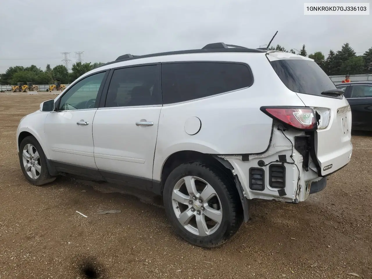 2016 Chevrolet Traverse Lt VIN: 1GNKRGKD7GJ336103 Lot: 62030835
