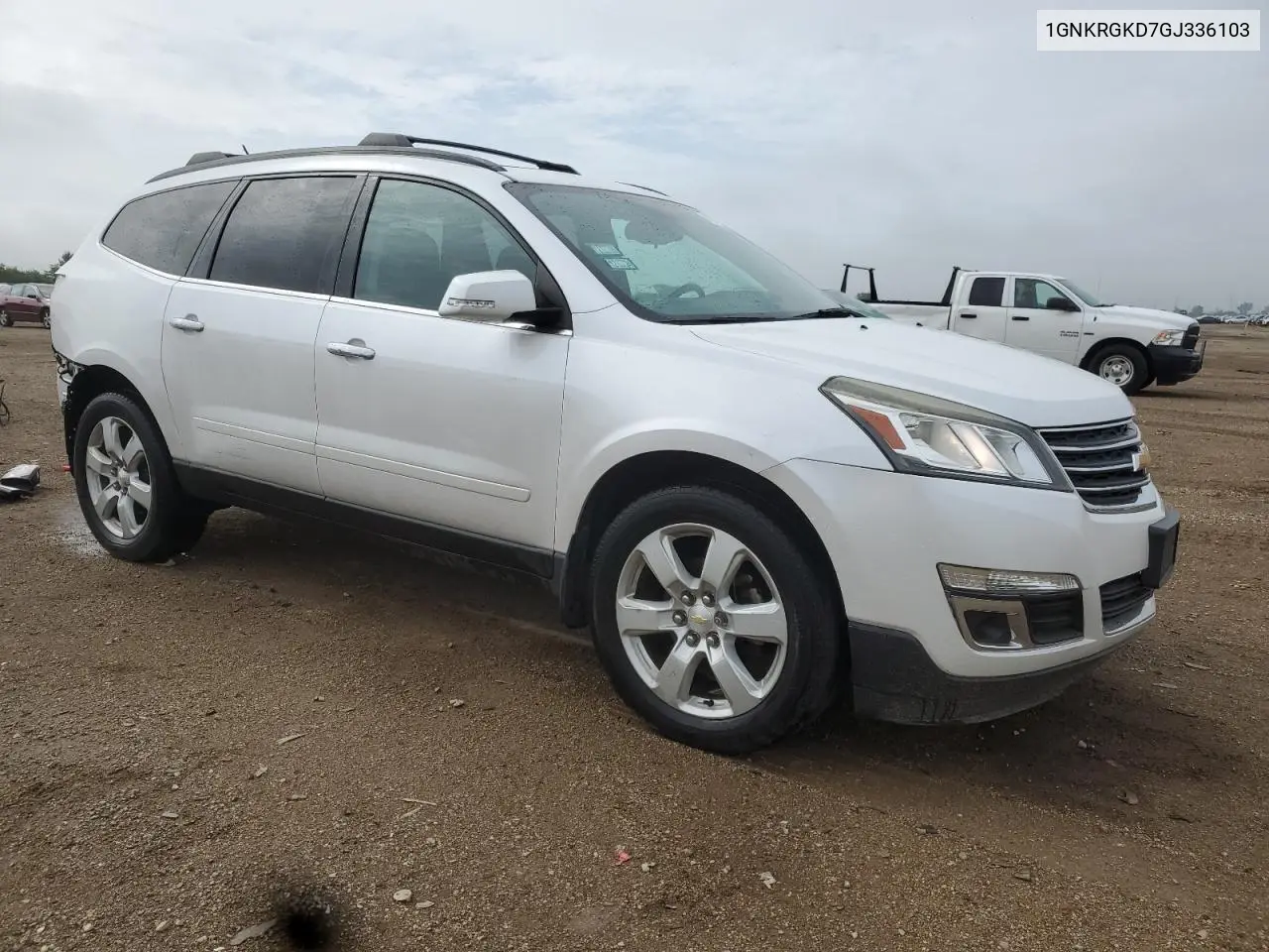 2016 Chevrolet Traverse Lt VIN: 1GNKRGKD7GJ336103 Lot: 62030835