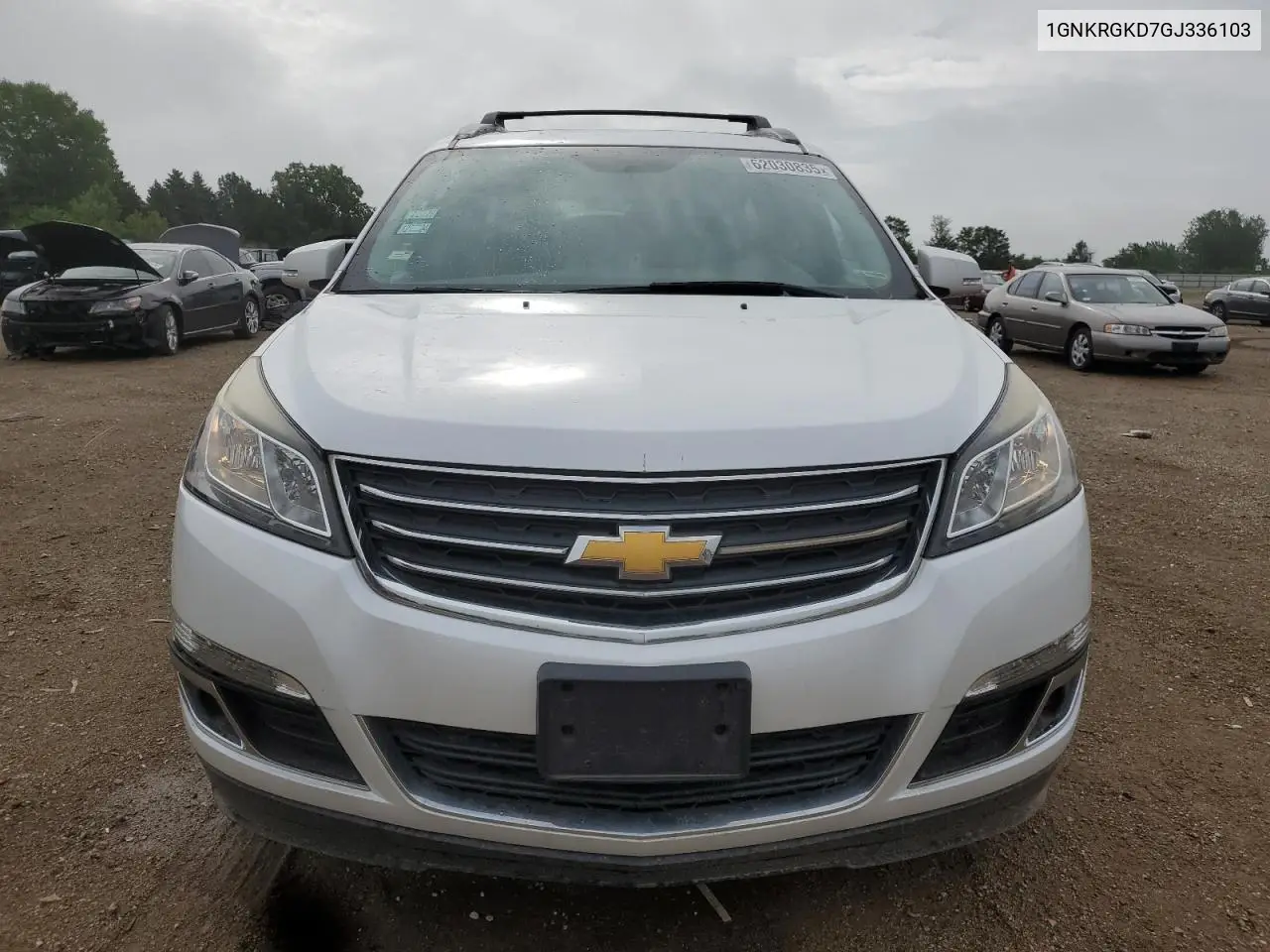 2016 Chevrolet Traverse Lt VIN: 1GNKRGKD7GJ336103 Lot: 62030835