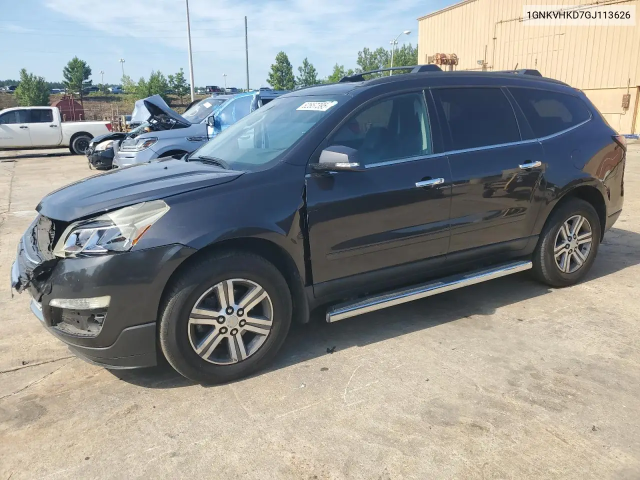 2016 Chevrolet Traverse Lt VIN: 1GNKVHKD7GJ113626 Lot: 62657395