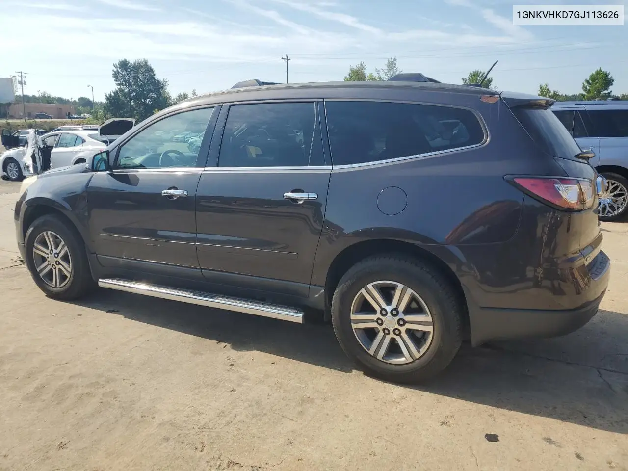2016 Chevrolet Traverse Lt VIN: 1GNKVHKD7GJ113626 Lot: 62657395