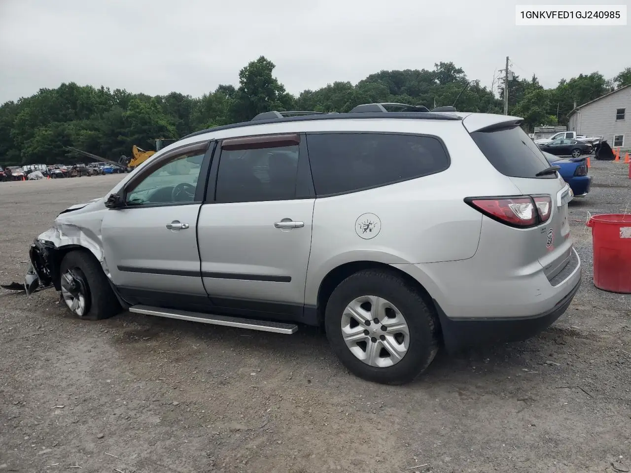 2016 Chevrolet Traverse Ls VIN: 1GNKVFED1GJ240985 Lot: 62743605