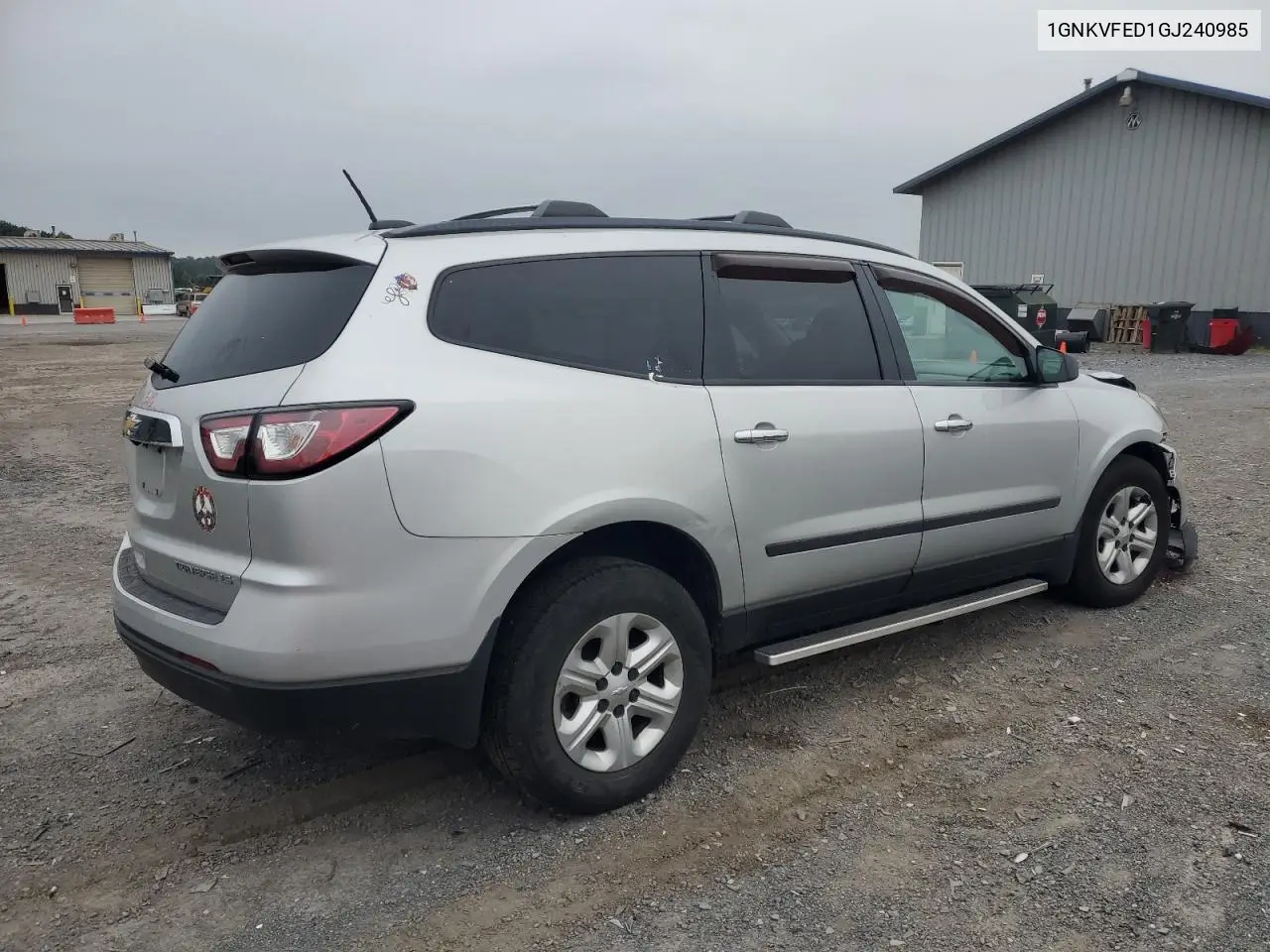 2016 Chevrolet Traverse Ls VIN: 1GNKVFED1GJ240985 Lot: 62743605