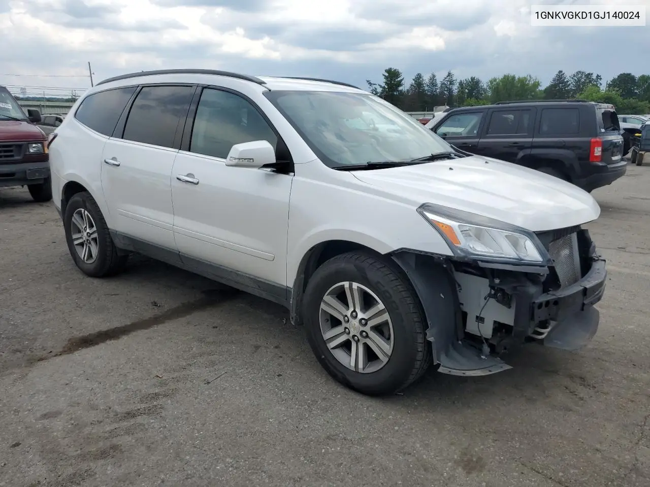 2016 Chevrolet Traverse Lt VIN: 1GNKVGKD1GJ140024 Lot: 62912465