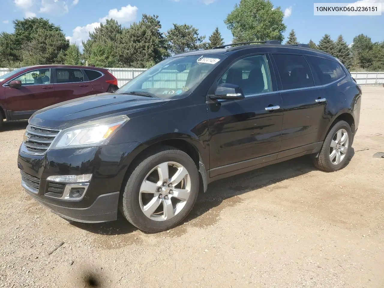 2016 Chevrolet Traverse Lt VIN: 1GNKVGKD6GJ236151 Lot: 62924145