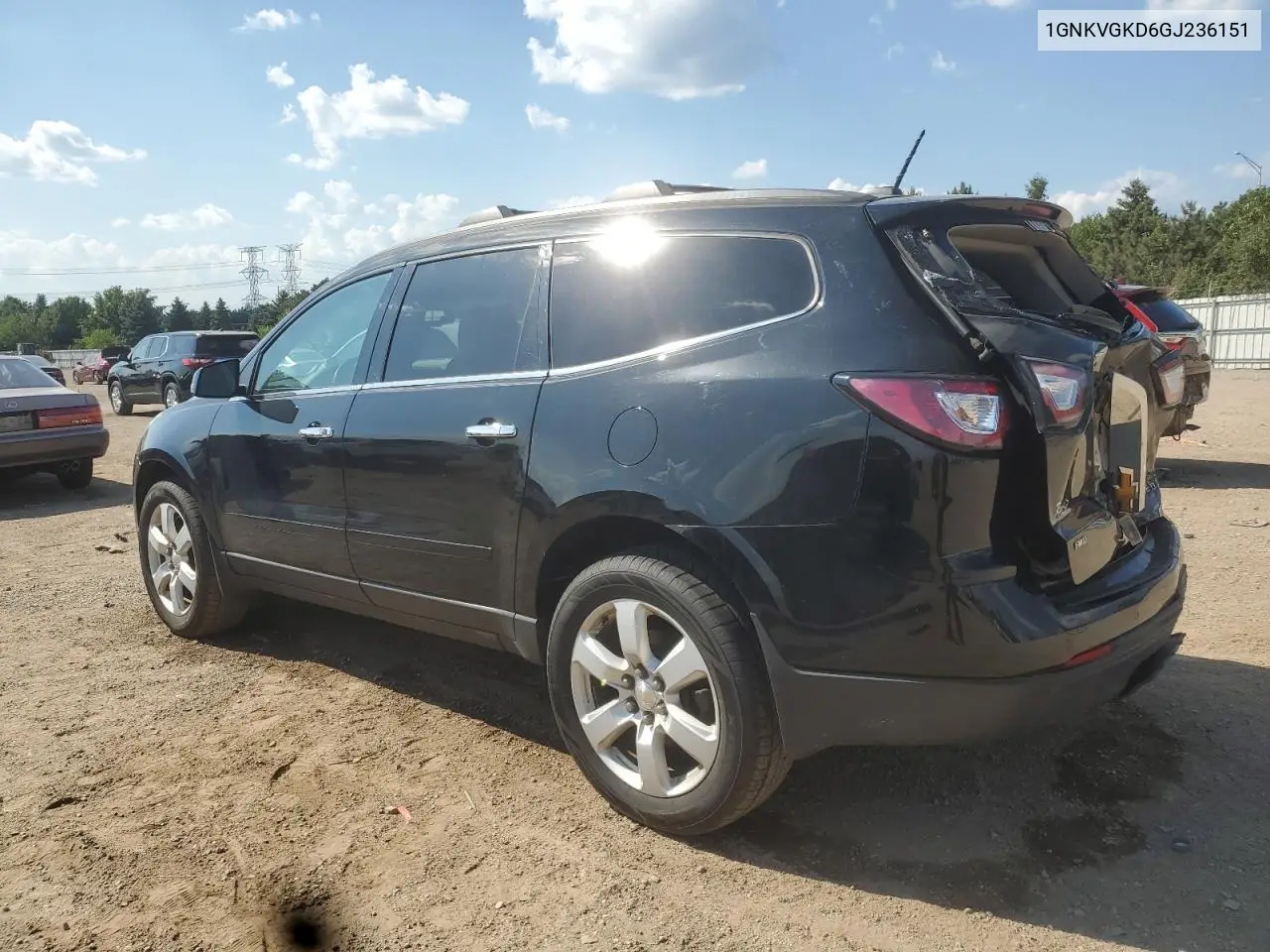 2016 Chevrolet Traverse Lt VIN: 1GNKVGKD6GJ236151 Lot: 62924145