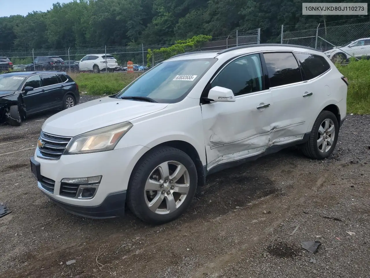 2016 Chevrolet Traverse Ltz VIN: 1GNKVJKD8GJ110273 Lot: 63032655