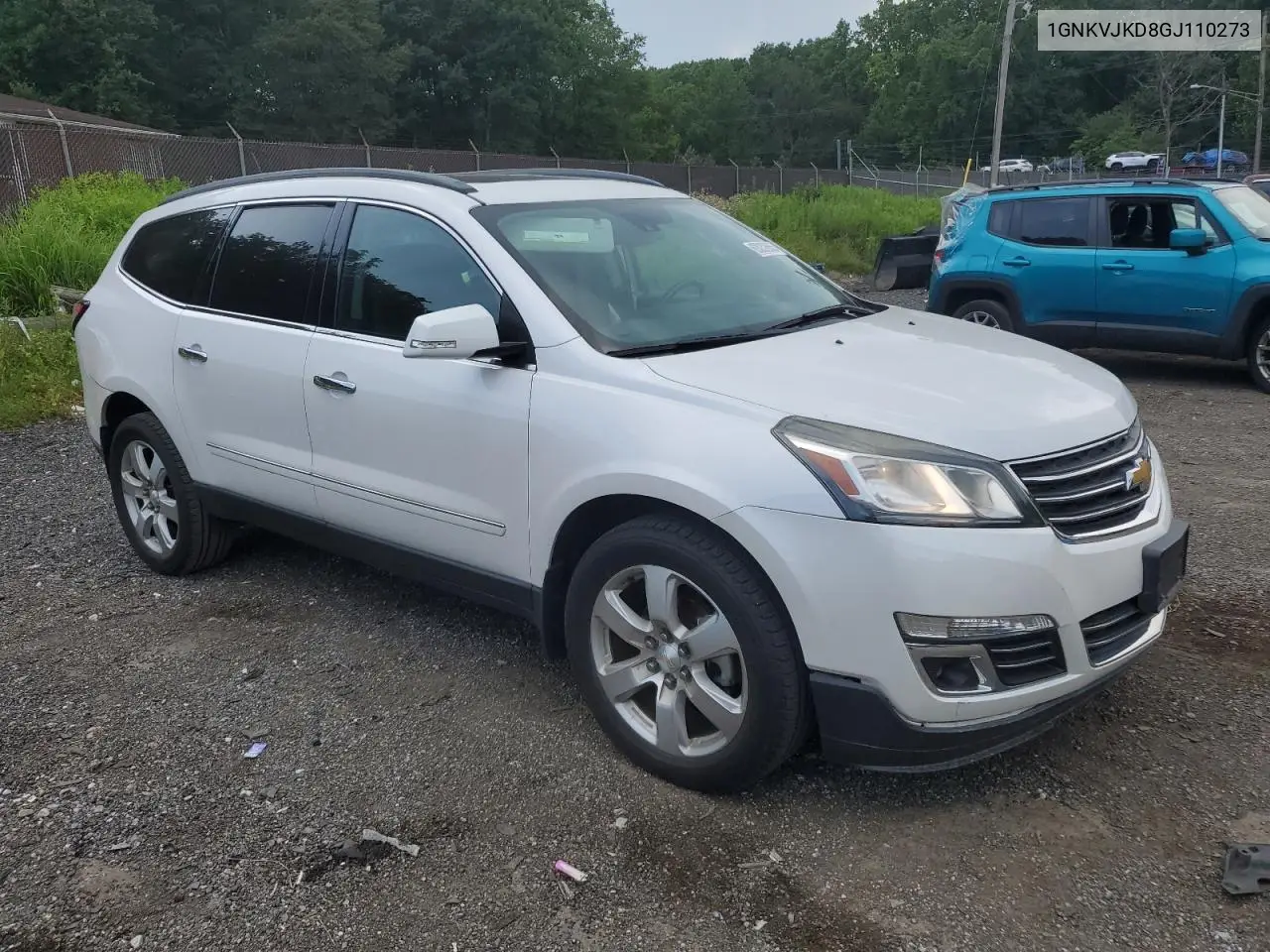 2016 Chevrolet Traverse Ltz VIN: 1GNKVJKD8GJ110273 Lot: 63032655