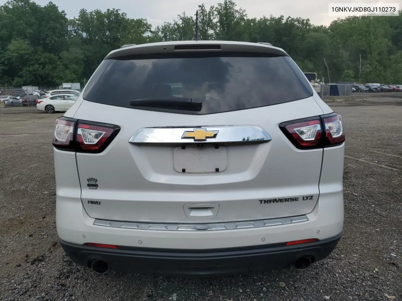 2016 Chevrolet Traverse Ltz VIN: 1GNKVJKD8GJ110273 Lot: 63032655