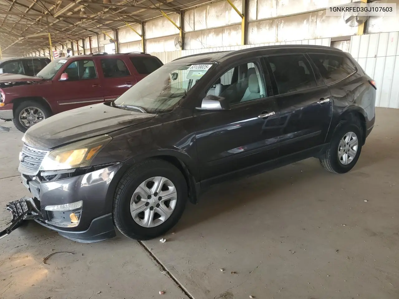 2016 Chevrolet Traverse Ls VIN: 1GNKRFED3GJ107603 Lot: 63120025