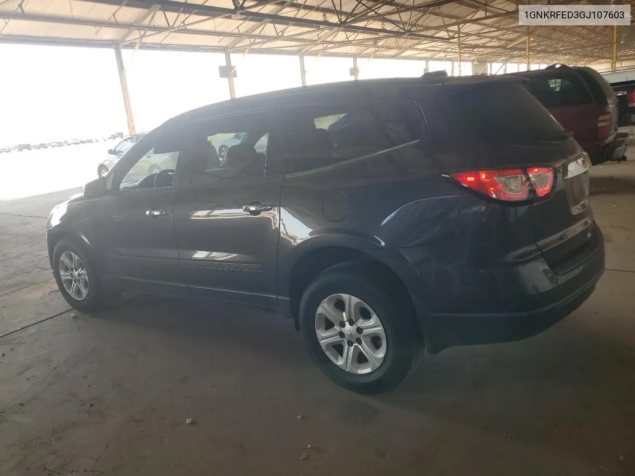 2016 Chevrolet Traverse Ls VIN: 1GNKRFED3GJ107603 Lot: 63120025