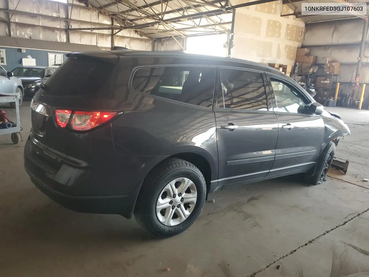 2016 Chevrolet Traverse Ls VIN: 1GNKRFED3GJ107603 Lot: 63120025