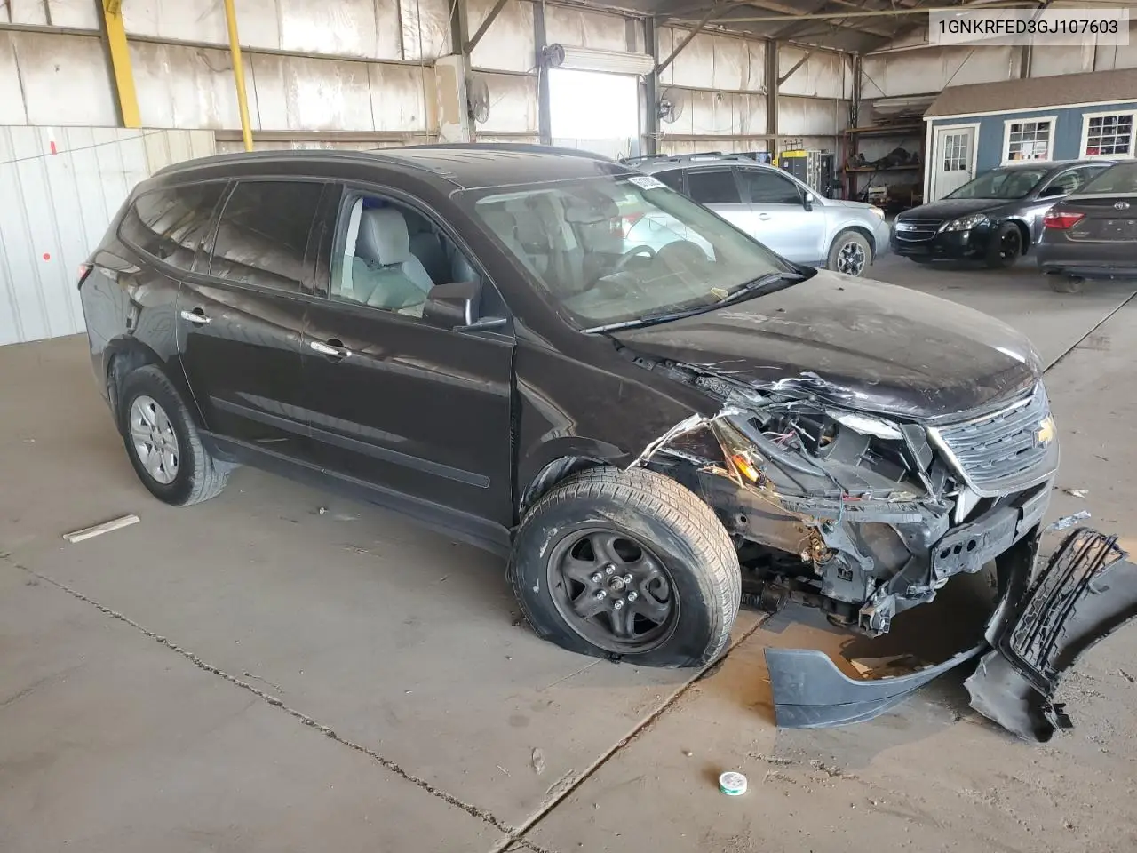 2016 Chevrolet Traverse Ls VIN: 1GNKRFED3GJ107603 Lot: 63120025