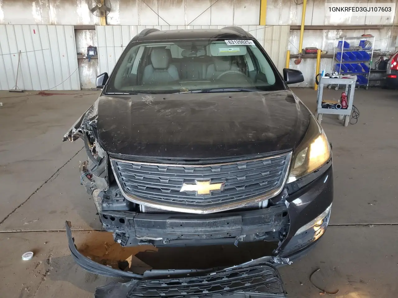 2016 Chevrolet Traverse Ls VIN: 1GNKRFED3GJ107603 Lot: 63120025