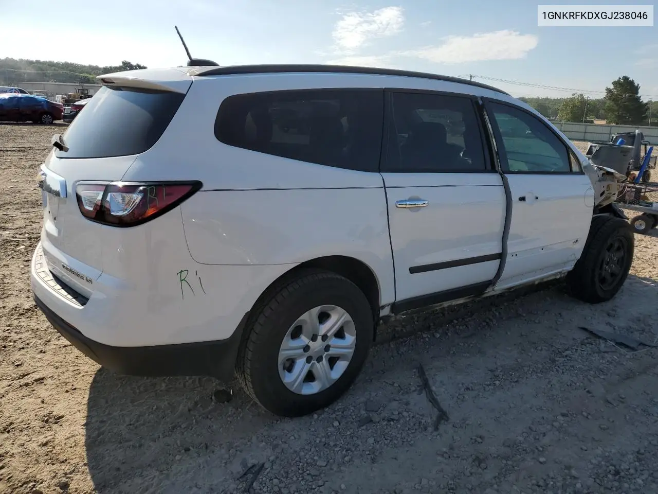 2016 Chevrolet Traverse Ls VIN: 1GNKRFKDXGJ238046 Lot: 63396725