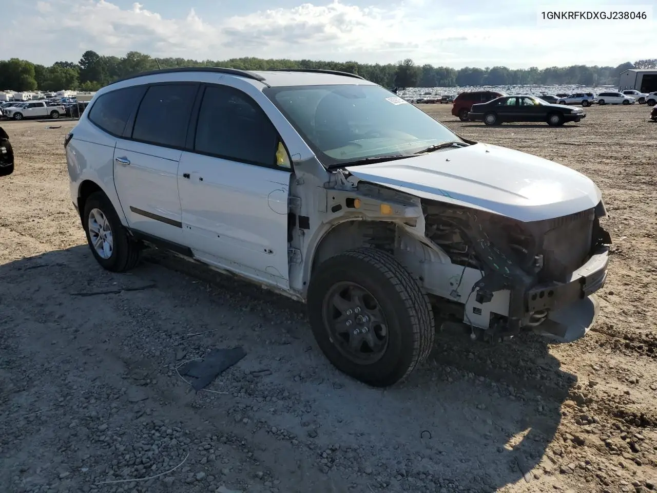 2016 Chevrolet Traverse Ls VIN: 1GNKRFKDXGJ238046 Lot: 63396725