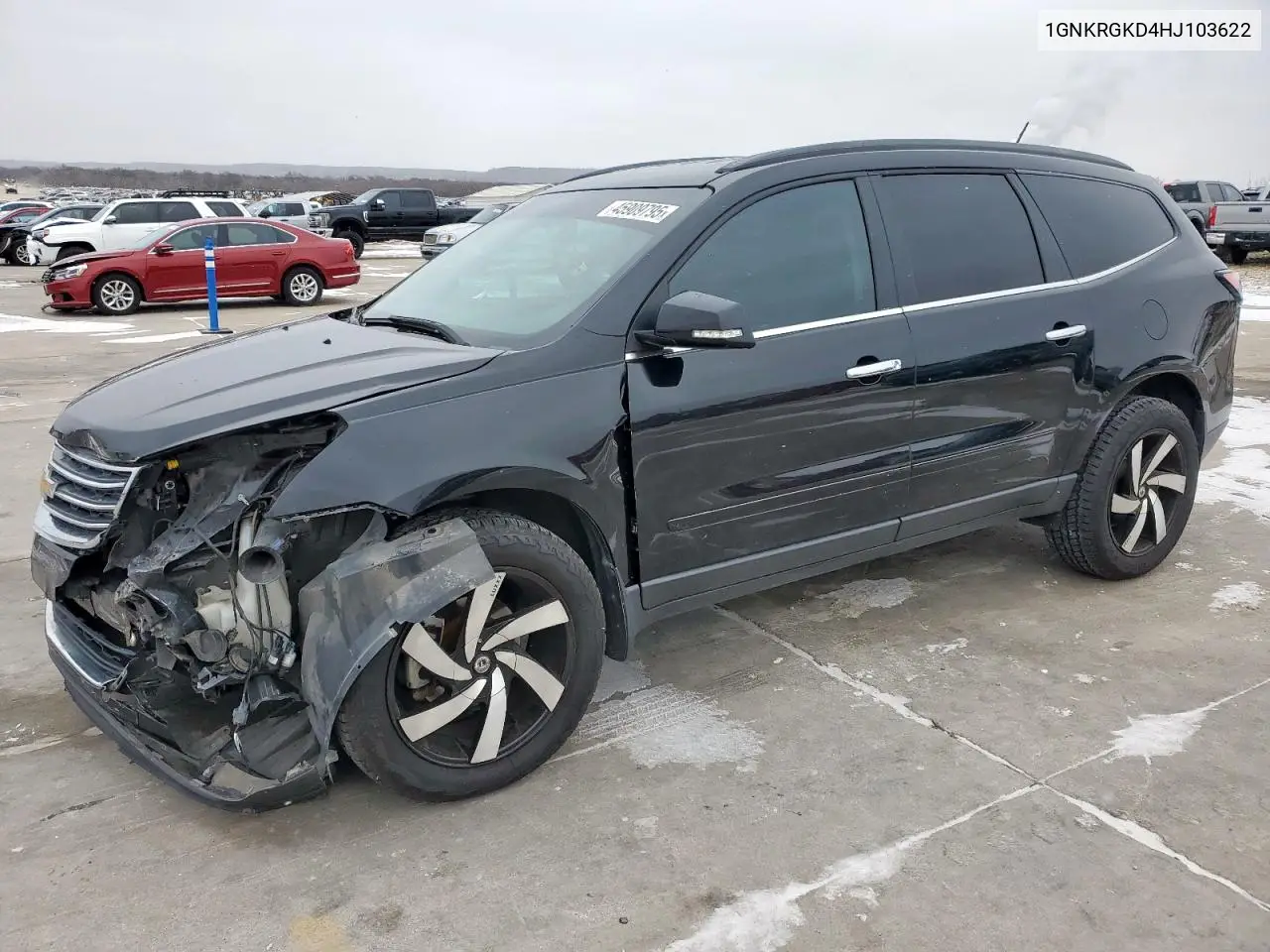 2017 Chevrolet Traverse Lt VIN: 1GNKRGKD4HJ103622 Lot: 45909795
