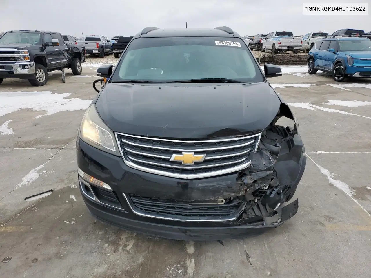 2017 Chevrolet Traverse Lt VIN: 1GNKRGKD4HJ103622 Lot: 45909795
