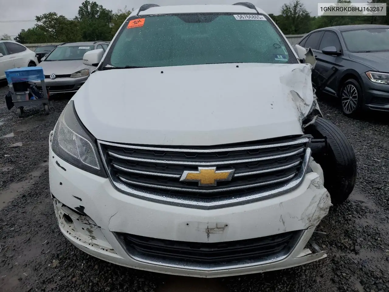 2017 Chevrolet Traverse Lt VIN: 1GNKRGKD8HJ163287 Lot: 56766865
