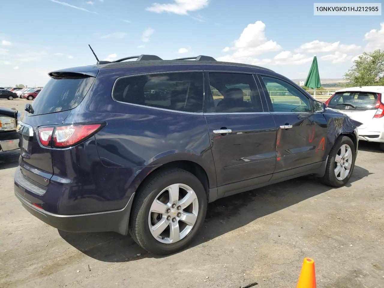 2017 Chevrolet Traverse Lt VIN: 1GNKVGKD1HJ212955 Lot: 62609925