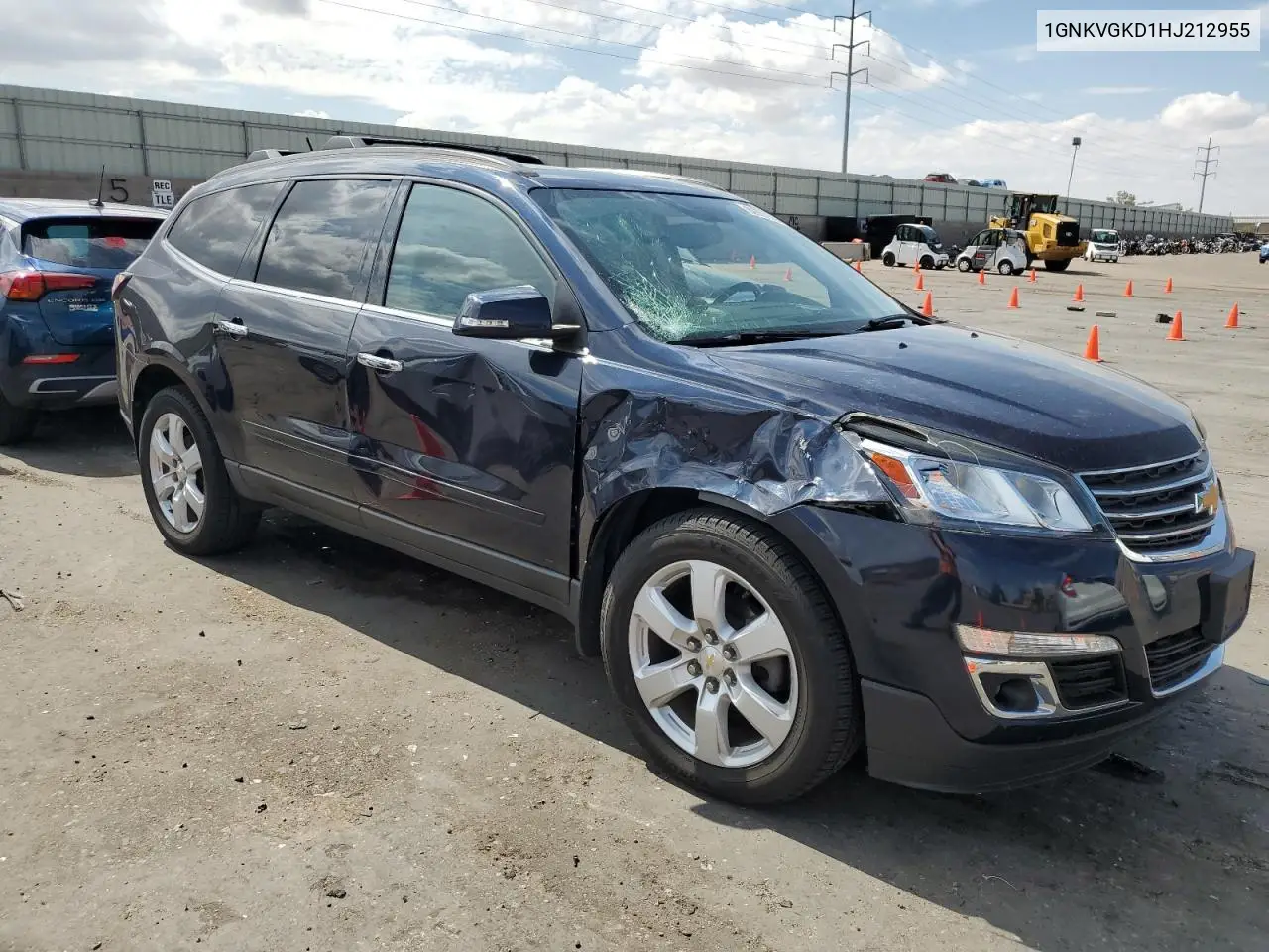 2017 Chevrolet Traverse Lt VIN: 1GNKVGKD1HJ212955 Lot: 62609925