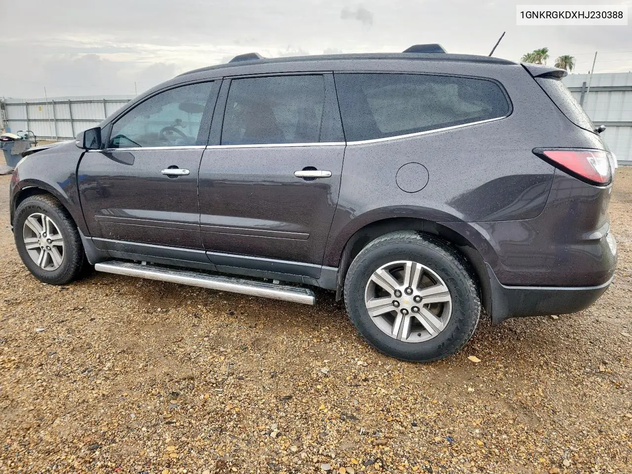 2017 Chevrolet Traverse Lt VIN: 1GNKRGKDXHJ230388 Lot: 62715215