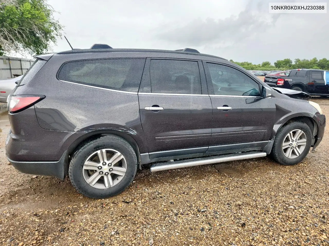 2017 Chevrolet Traverse Lt VIN: 1GNKRGKDXHJ230388 Lot: 62715215