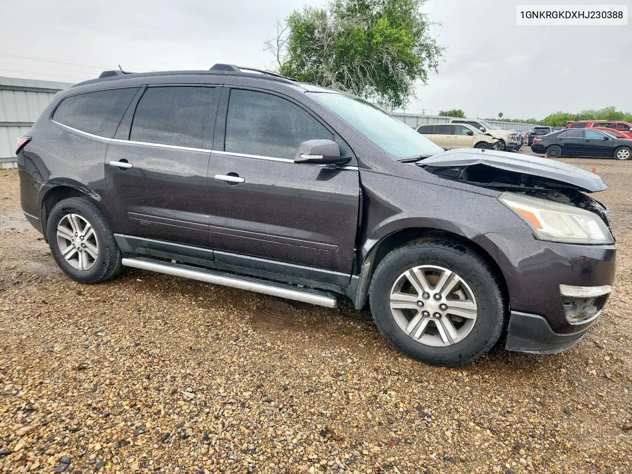 2017 Chevrolet Traverse Lt VIN: 1GNKRGKDXHJ230388 Lot: 62715215