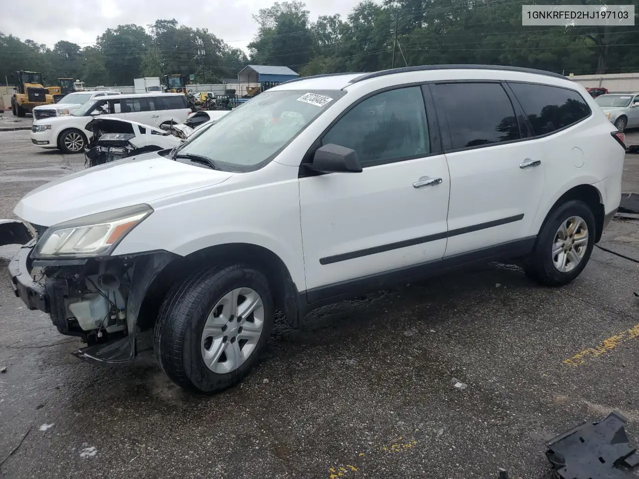 2017 Chevrolet Traverse Ls VIN: 1GNKRFED2HJ197103 Lot: 62730485