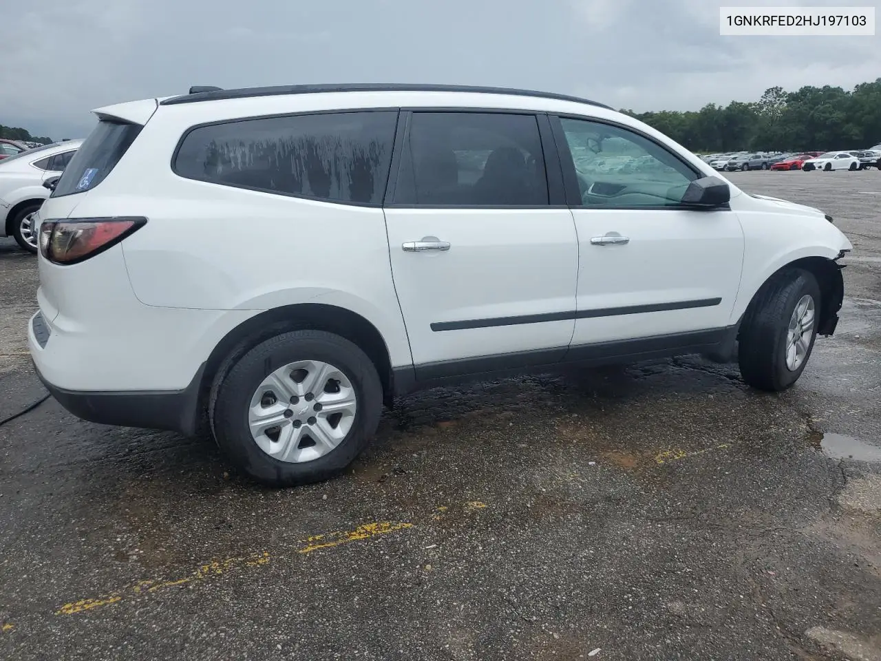 2017 Chevrolet Traverse Ls VIN: 1GNKRFED2HJ197103 Lot: 62730485