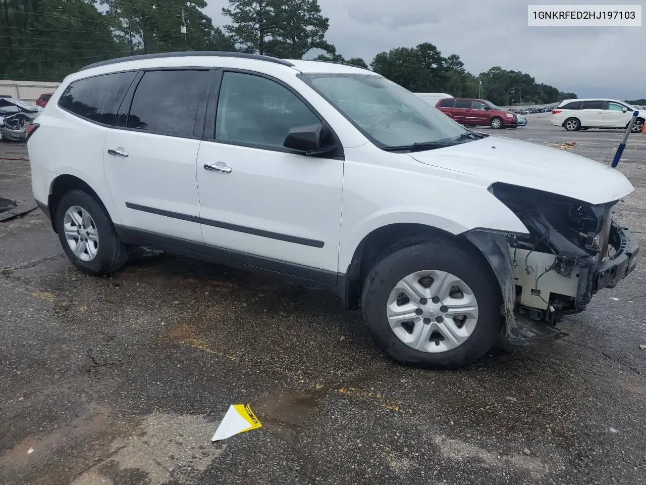 2017 Chevrolet Traverse Ls VIN: 1GNKRFED2HJ197103 Lot: 62730485