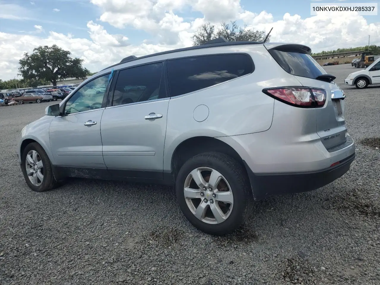 2017 Chevrolet Traverse Lt VIN: 1GNKVGKDXHJ285337 Lot: 62878545