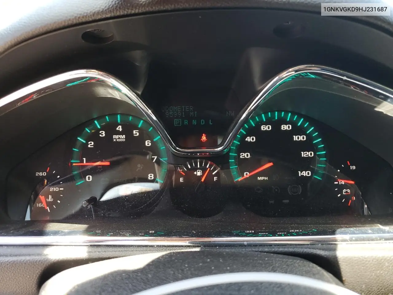 2017 Chevrolet Traverse Lt VIN: 1GNKVGKD9HJ231687 Lot: 63035075