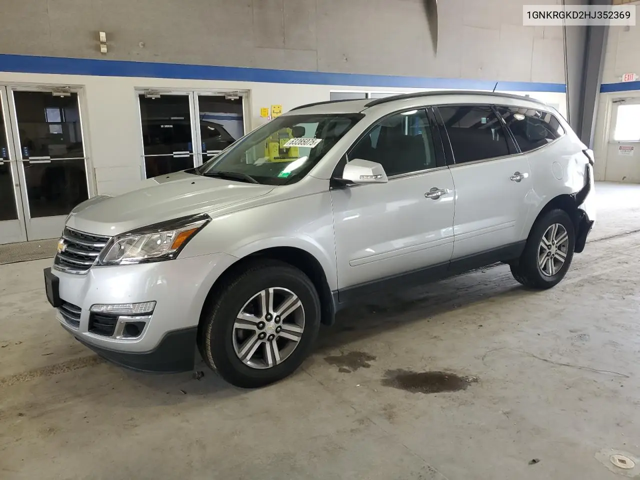2017 Chevrolet Traverse Lt VIN: 1GNKRGKD2HJ352369 Lot: 63285075