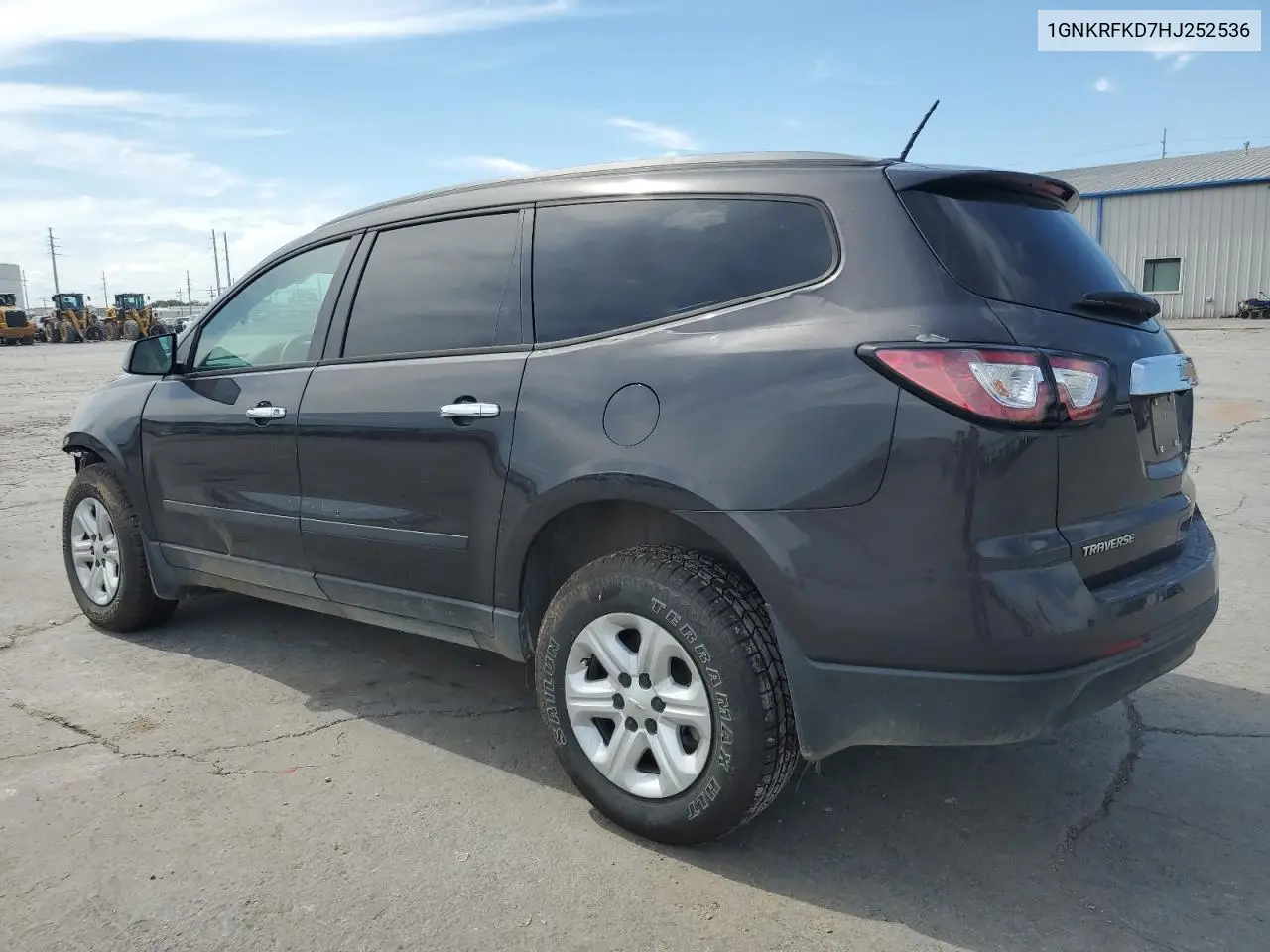 2017 Chevrolet Traverse Ls VIN: 1GNKRFKD7HJ252536 Lot: 63516595
