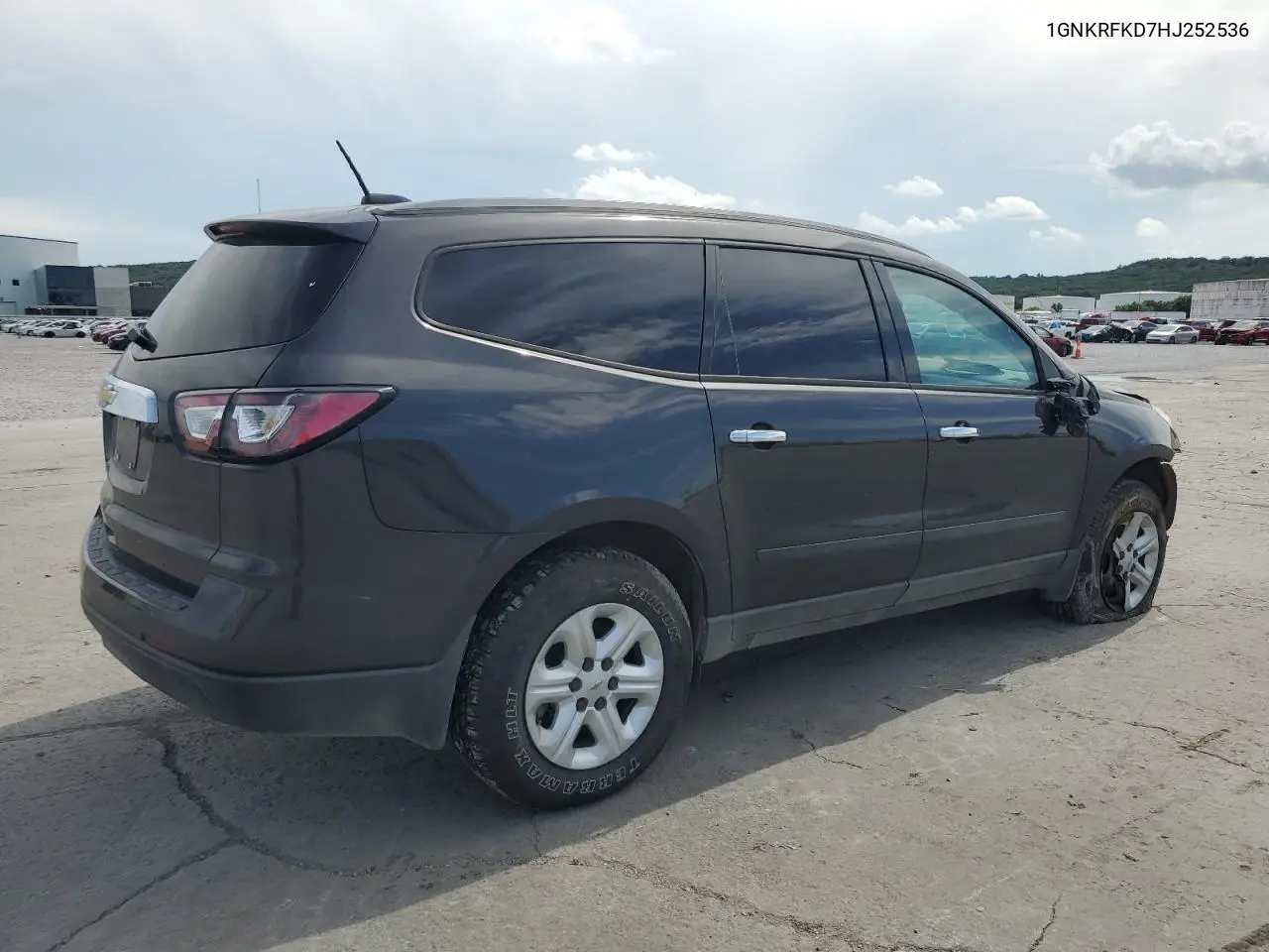 2017 Chevrolet Traverse Ls VIN: 1GNKRFKD7HJ252536 Lot: 63516595