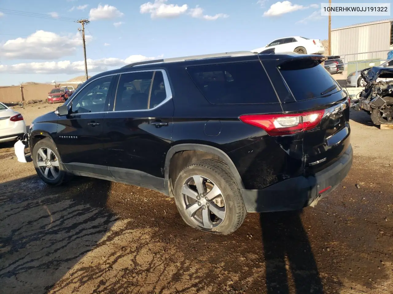 2018 Chevrolet Traverse Lt VIN: 1GNERHKW0JJ191322 Lot: 47476005
