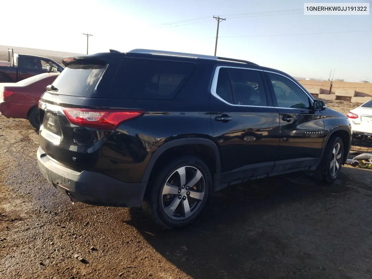 2018 Chevrolet Traverse Lt VIN: 1GNERHKW0JJ191322 Lot: 47476005