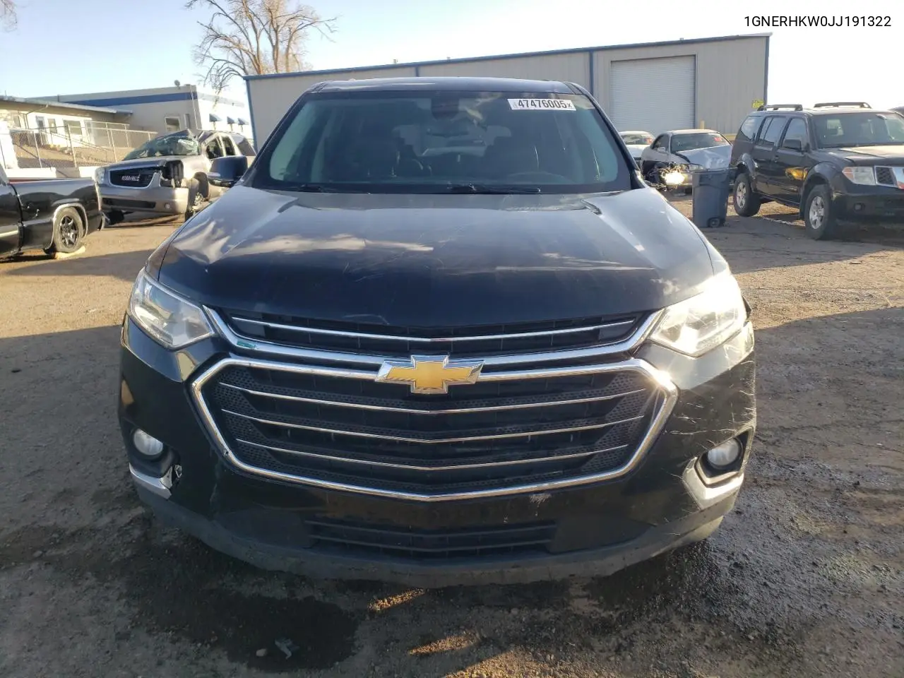 2018 Chevrolet Traverse Lt VIN: 1GNERHKW0JJ191322 Lot: 47476005