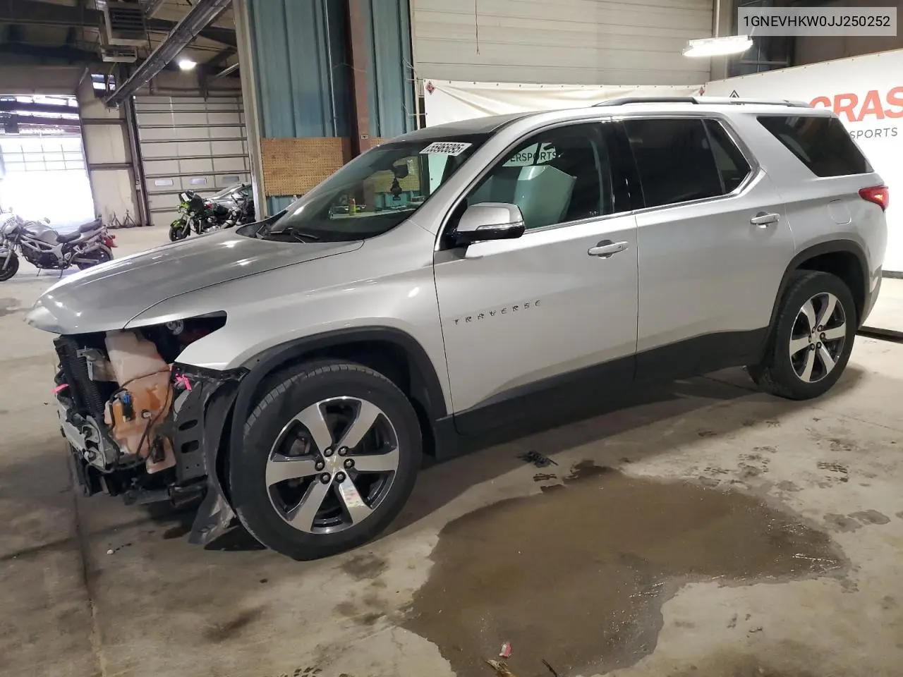 2018 Chevrolet Traverse Lt VIN: 1GNEVHKW0JJ250252 Lot: 55965095